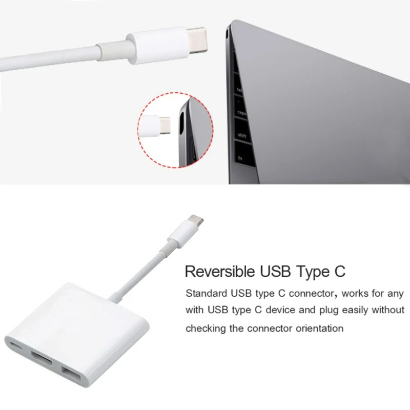 USB-C HUB to HDMI Cable 4K 60Hz Converter Multi-port Adapter for MacBook Pro iPad Surface Laptop - Image 3