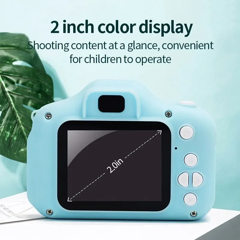 Mini Kids Digital Camera 1080P 2 Inch HD Screen Cameras Vintage Cartoon Cute Children Gifts Photography Outdoor Toys - Image 3