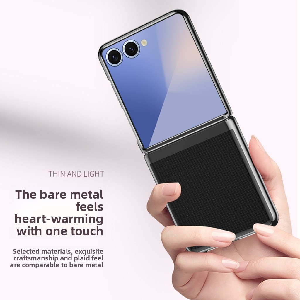 Electroplated for Samsung Galaxy Z Flip 7 Case Dust Proof Classic Z Flip7 Flip Z7 Back Phone Casing