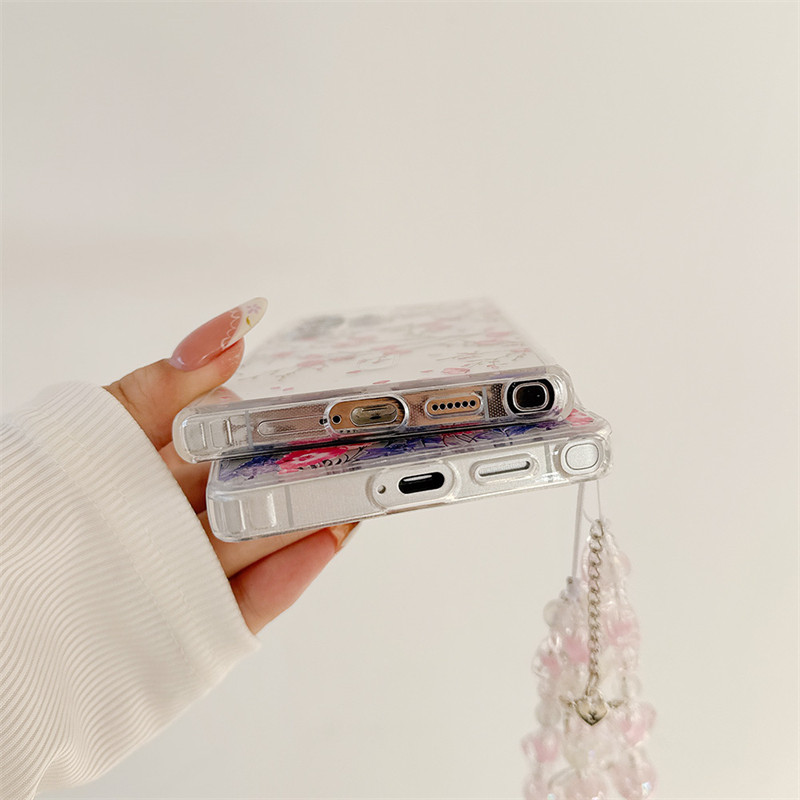 Magnetic Armor Casing for Samsung Galaxy S25 S24 S23 Ultra Ins Hard PC Pattern S25 Ultra S24 S24Plus S23 S23+ Lanyard Phone Case - Image 3