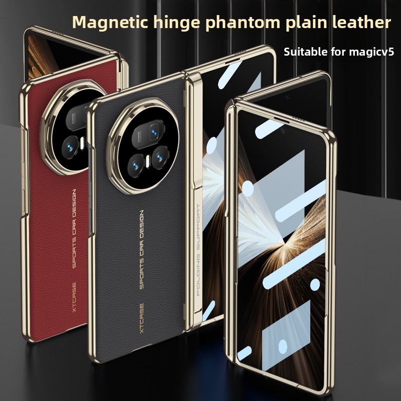 Magnetic for Honor Magic V5 Case Business Magic-V5 Fold Screen Guard Phone Casing - Image 2