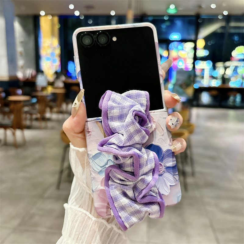 Luxury Flower for Samsung Galaxy Z Flip 7 Case Art Design Classic Z Flip7 Flip Z7 Back Phone Casing - Image 2