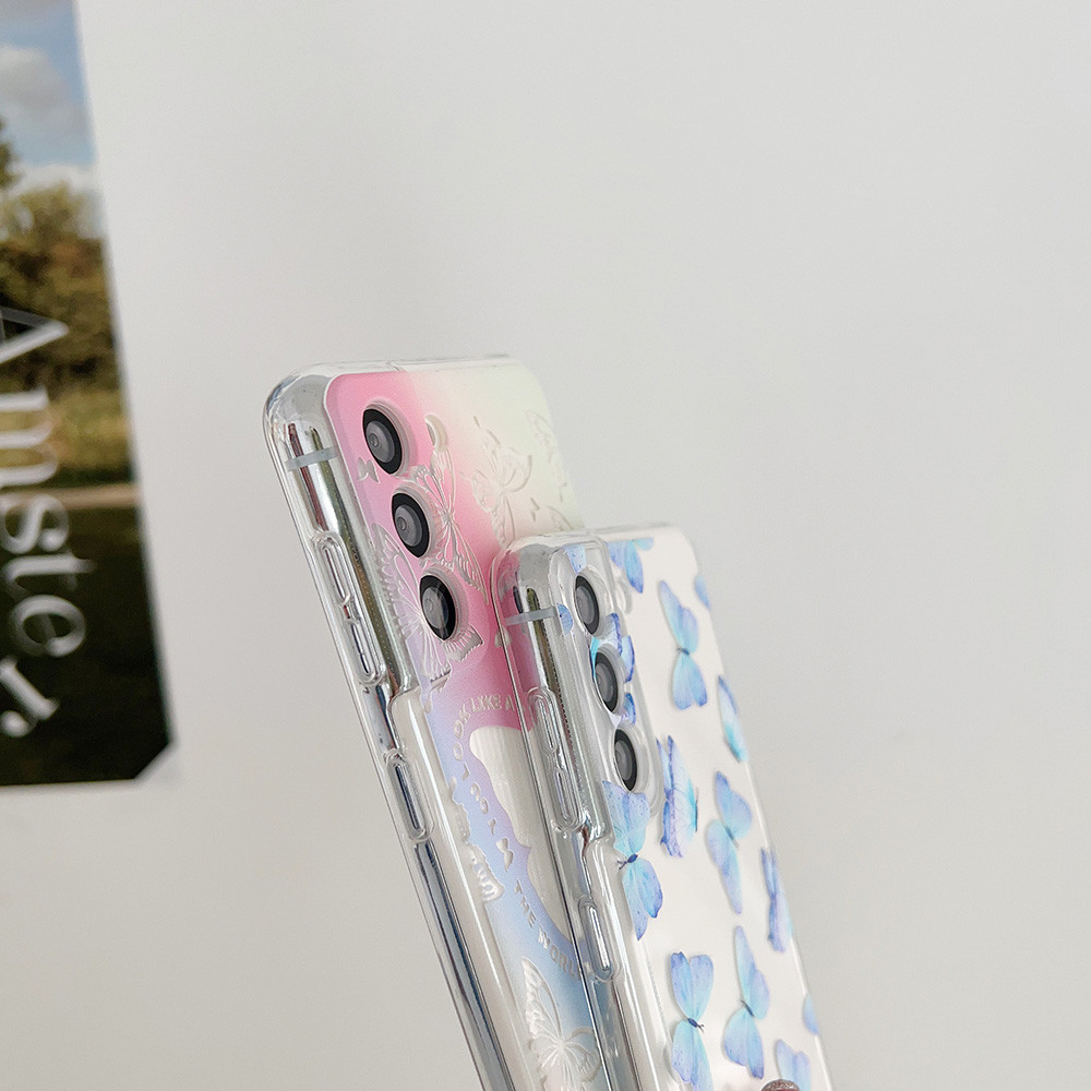 Butterfly Unique Design Casing A55 A54 A35 A05S Acrylic for Samsung Galaxy A53 A52 A51 Back Phone Case