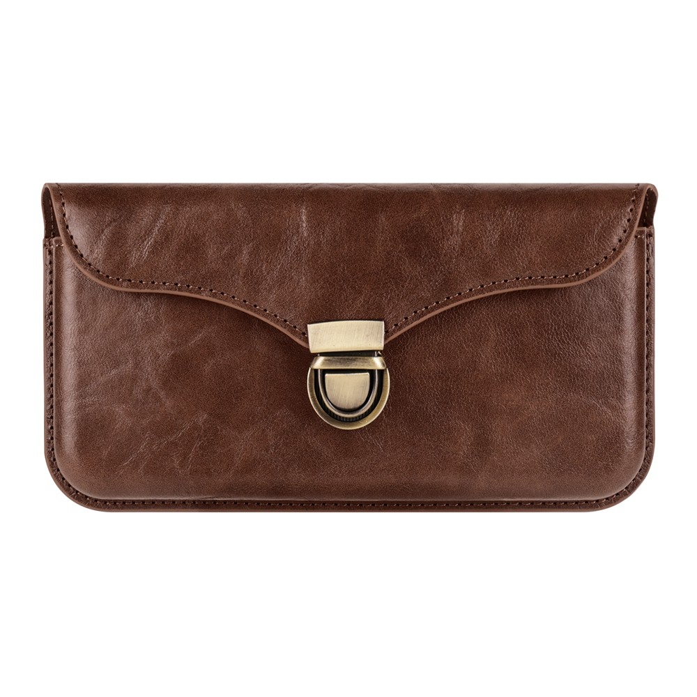Fashion Men Waist Bag Universal Leather Case for Mens Waist Pack Belt Clip Bag for Mobile Phone Pouch Holster Casual Belt Clip Bag