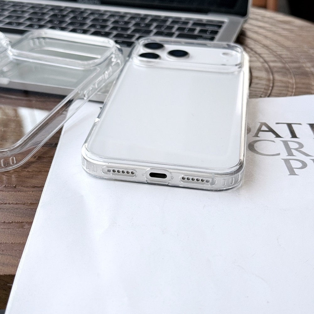 Plain Minimalist Case 17Pro 16Promax 15Promax Transparent for iPhone 17 16 15 14 13 12 11 Pro Max Plus Back Phone Casing - Image 2
