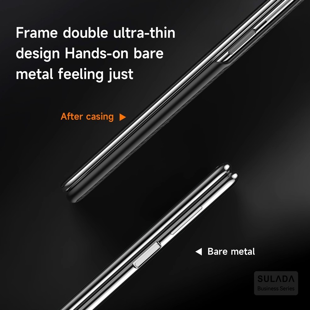 Luxury Magnetic for Samsung Galaxy Z Fold7 Fold6 Z Fold5 Fold4 Case Business Vintage Wireless Charging PU Leather Carbon Fibre Z Fold 7 6 5 4 With Card Slot Phone Casing - Image 2