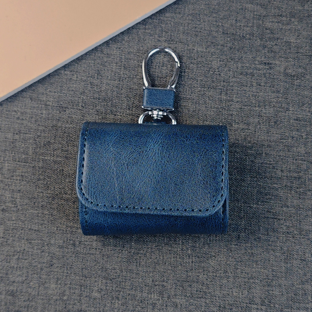 For AirPods Pro3 4 Leather protective case Metal buckle design earphone case for AirPods Pro/Pro2 Bluetooth earphone case - Image 3