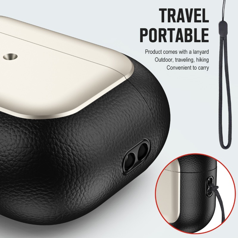 For Airpods Pro3 4 ANC Case AirPods 3 Pro Pro2 Case Simple Plating TPU Earphone Cover Skin Casing - Image 3
