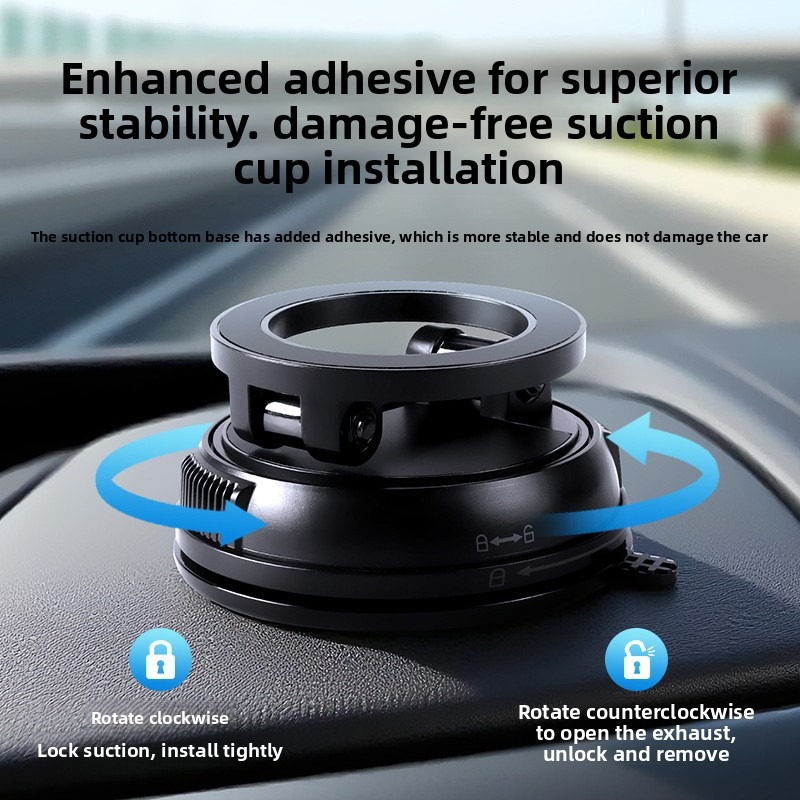 C-09 Adjustable 360° Rotation Vacuum Adsorption Foldable Magnetic Phone Holder - Image 6