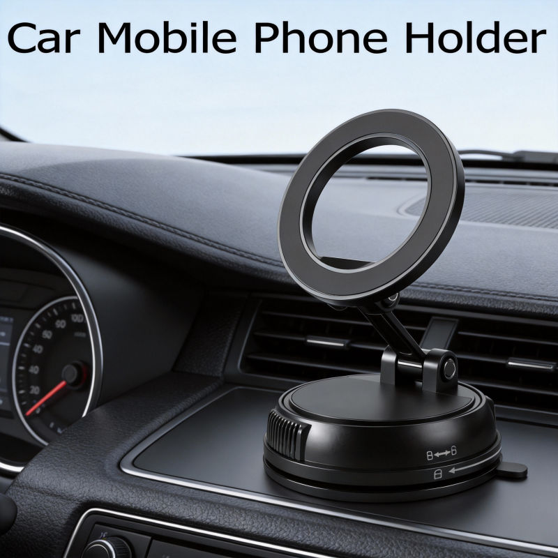 Portable Foldable Magnetic Vacuum Adsorption Car Phone Mobile Mount 360° Rotating for Adjustable Dashboard Windshield Cup - Image 2