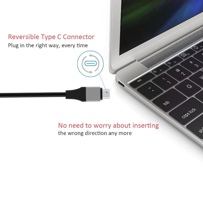 4K 30hz Extend Adapter USB 3.1 USB-C to HDTV Cable for Macbook Pc Monitor Stable Connection - Image 2