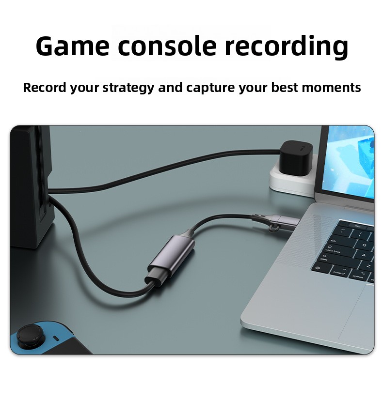 EW 4K/60 Fps Video Capture Card HDMI-compatible to USB 3.0 USB-C 4K@60Hz Video Grabber Box For PS4 PC Game DVD Camera Recording - Image 2