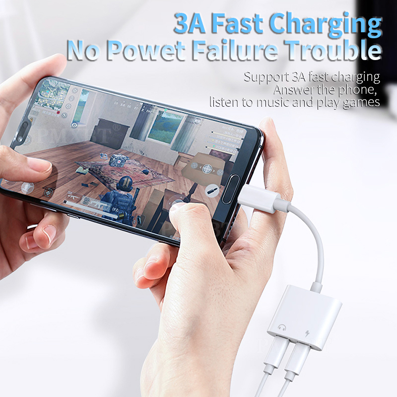 Built-in DAC Type C to 3.5mm AUX Audio & PD Fast Charge 2-in-1 Adapter for Samsung S24 - Image 3