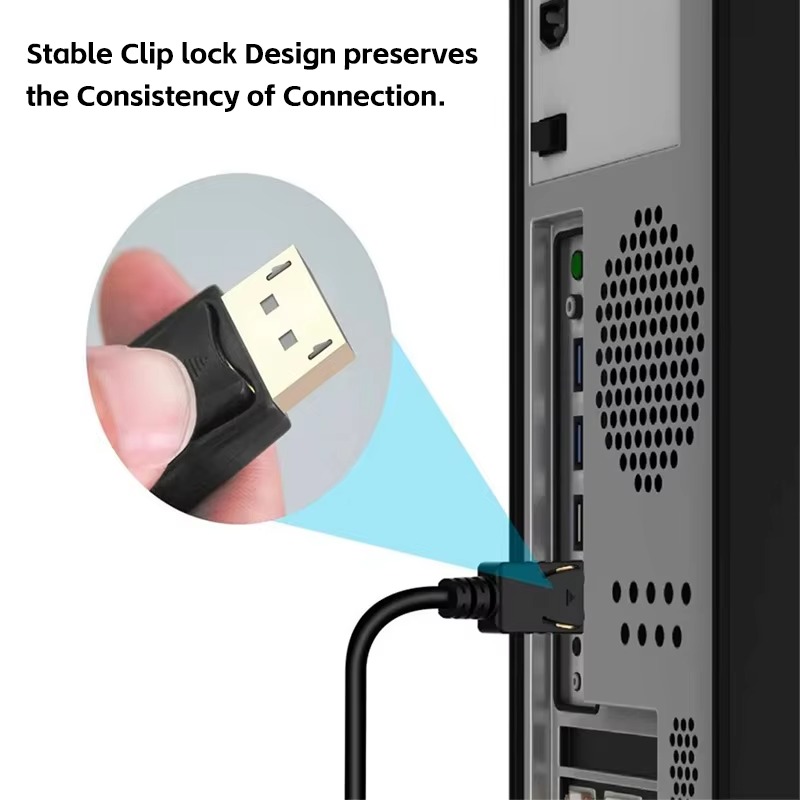 Display Port to HDMI Adapter 4K 30Hz DP to HDTV Male Converter for TV Monitor