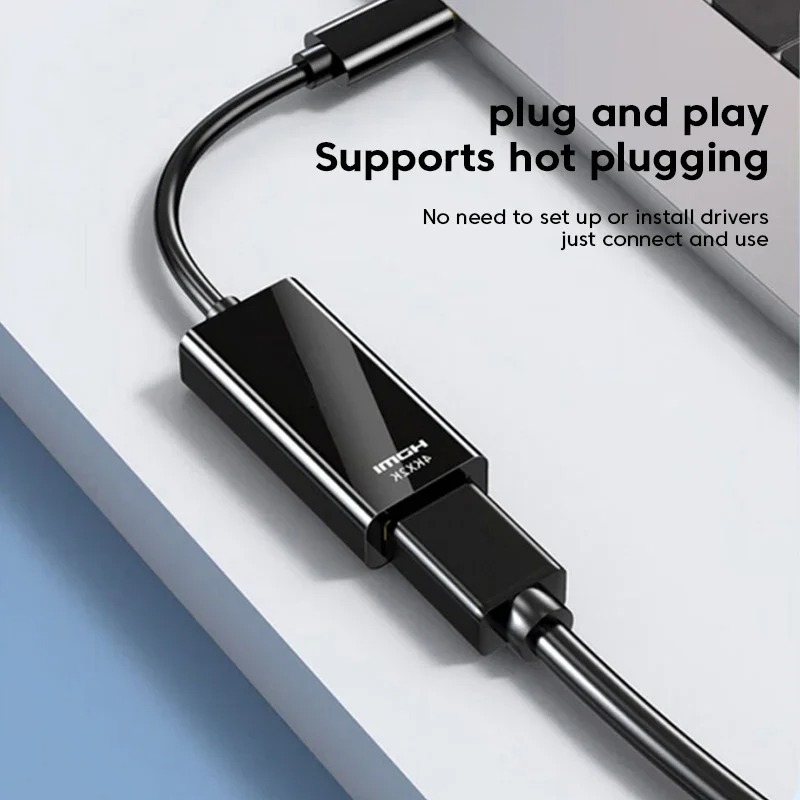 Type C To HDMI-Compatible Adapter Cable 4K USB C To HDMI Cable for Laptop Projector Displays Cables - Image 3