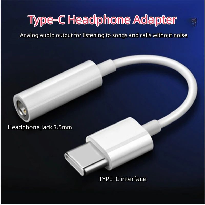 USB-C to 3.5mm Headphone Jack AUX Adapter Professional Converter for Android - Image 3