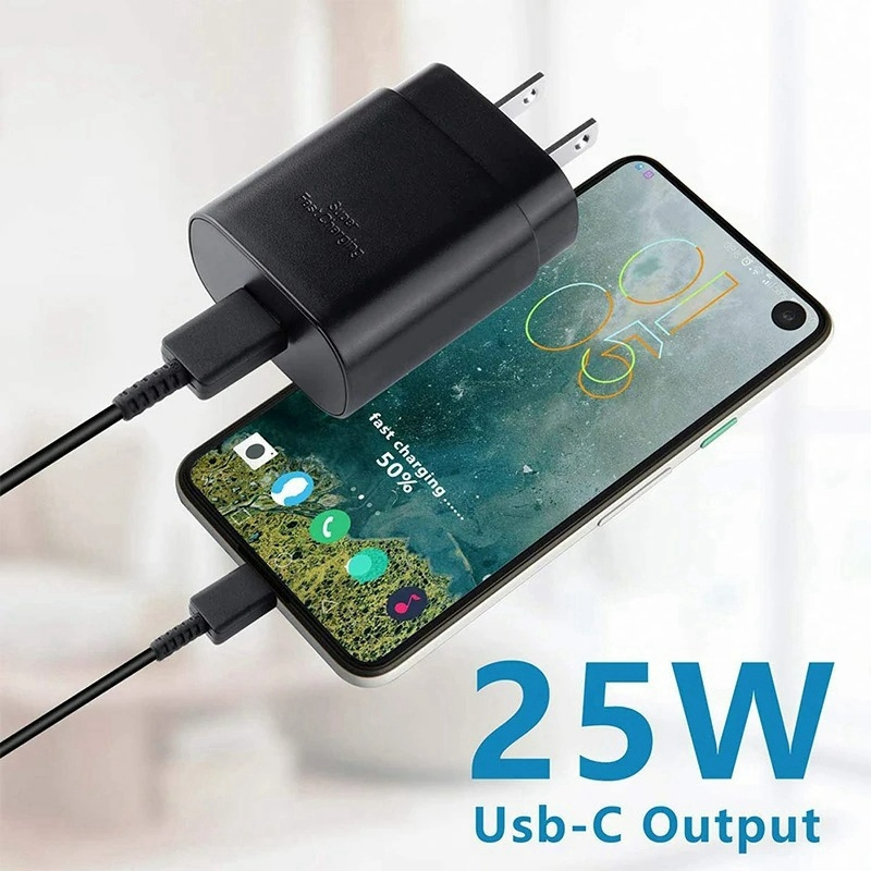 25W PD USB-C Super Fast Charger for Samsung Galaxy S24 Ultra S23 S22 S21 Plus Note10 A54 Quick Charging Adapter with 1M Line Data Cable - Image 3