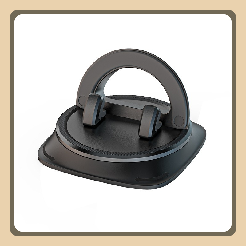 360° Rotatable ABS Triple Anti-Skid Dashboard Stand Anti-Slip Silicone Universal Car Mobile Phone Holder - Image 7