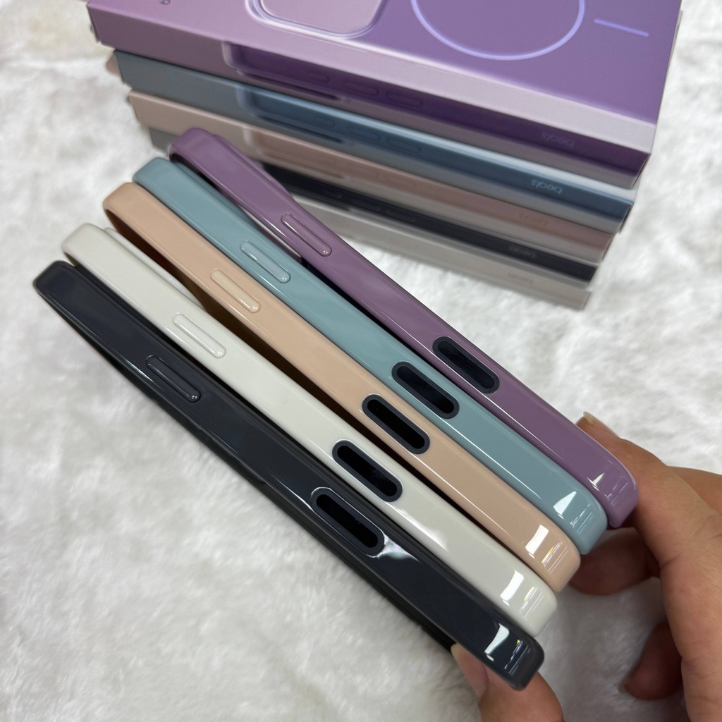 New Photo Button Magnetic Glossy Phone Casing for IPhone 16 Plus 16Promax Durable Premium Phone Case with Package - Image 3