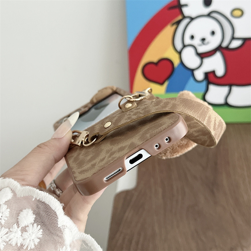 Cute Aesthetic Plush Furry Casing Z Flip3 Flip4 Flip5 Flip6 Hard PC Butterfly for Samsung Galaxy Z Flip 6 5 4 3 Premium Phone Case
