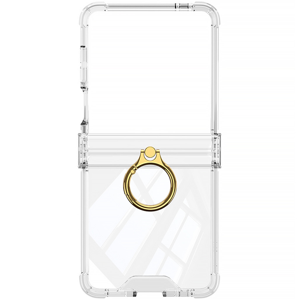 Airbag Cushion Anti-DROP Unique Design Case Z Flip7 Flip Z7 Translucent for Samsung Galaxy Z Flip 7 With Ring Holder Phone Casing - Image 2