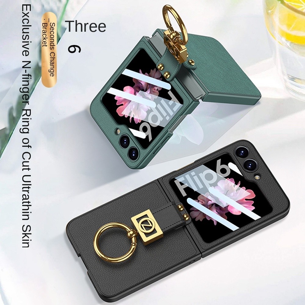 Portable Bumper Casing for Samsung Galaxy Z Flip7FE Flip6 Flip5 Art Design Z Flip 6 Zflip 5 Screen Guard Phone Case - Image 3