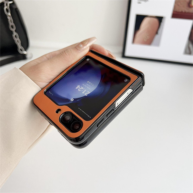 Bumper White Casing for Samsung Galaxy Z Flip 7FE 6 5 Foldable Blue Classic Pure Flip5 Flip6 Premium Phone Case