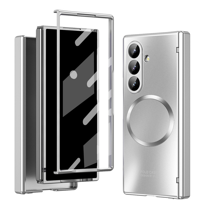 Magnetic Bumper for Samsung Galaxy Z Fold7 Fold6 Fold5 Case Creative Design Hard PC Z Fold 7 Zfold 6 5 Premium Phone Casing - Image 3