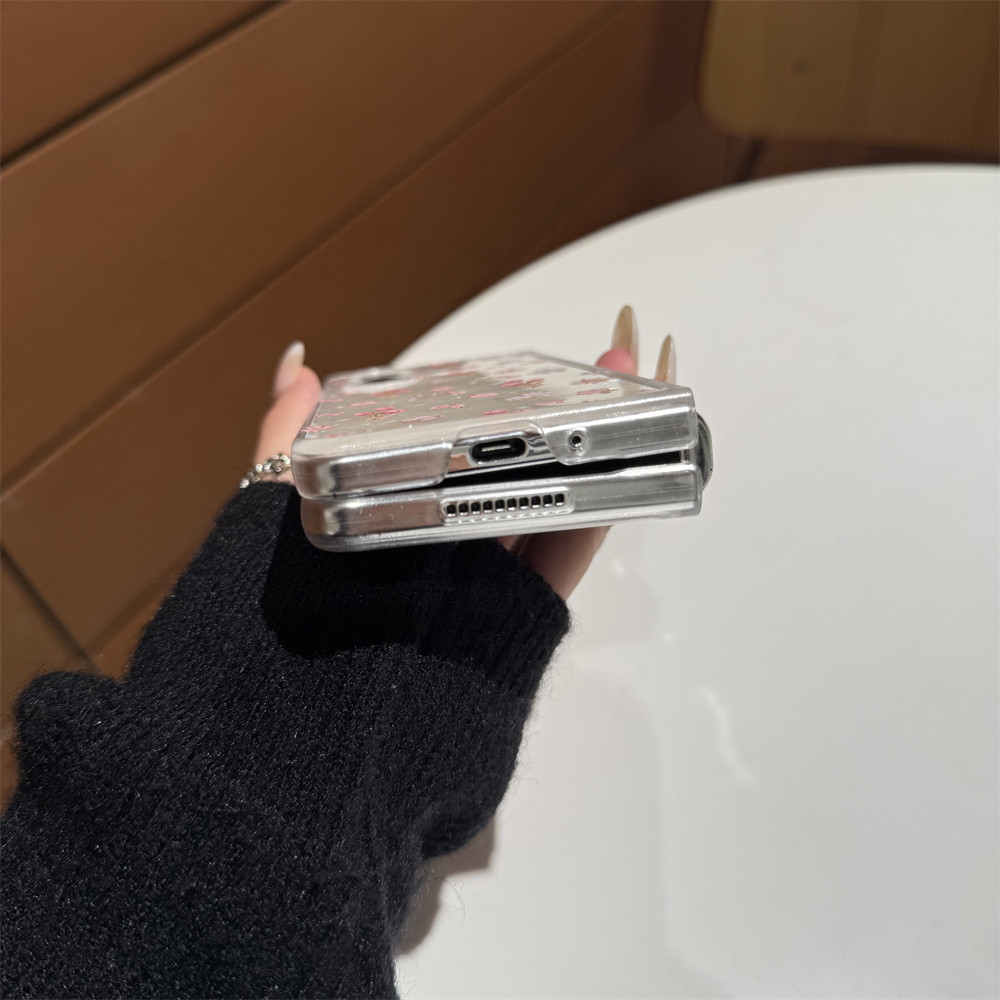for Samsung for Galaxy Z Fold 7 5G Hard PC Phone Case Floral Shell for Z Fold 7 6 5 4 Drop-Proof Protective Cover - Image 3