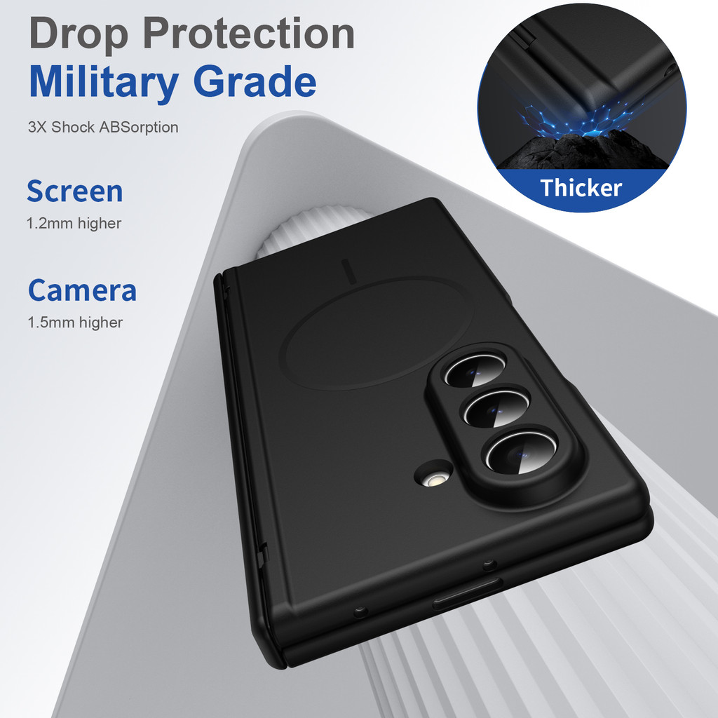 Shockproof Magnetic for Samsung Galaxy Z Fold7 Fold6 Z Fold5 Fold4 Fold3 Case Unique Design Anti-DROP Z Fold 7 6 5 Premium Phone Casing - Image 3