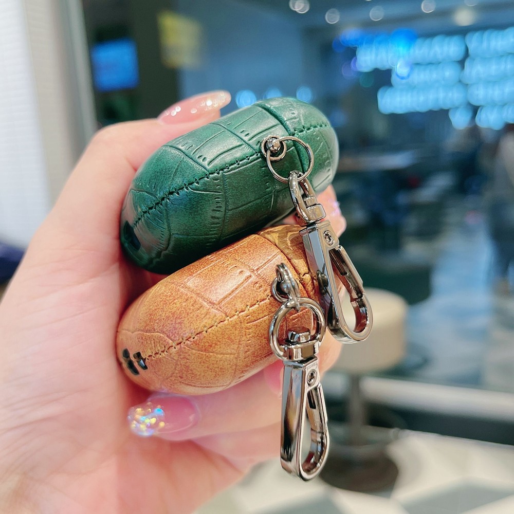 Classic Crocodile Texture PU Leather Case for AirPods Pro 3 Pro2 Protective Sleeve for AirPods 4 ANC 3 Earphone Cover with Buckle - Image 3