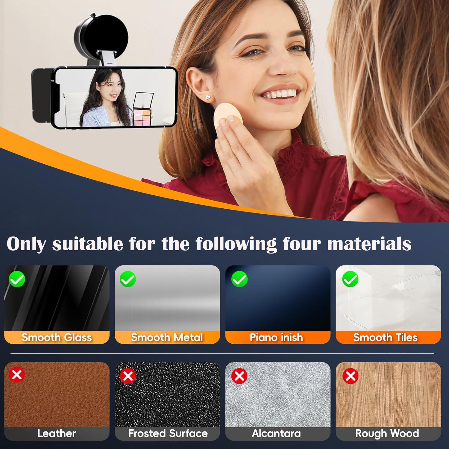K11 Magnetic 360 Degree Adjustable Phone Holder Mobile Mount for Car Glass Fridge Wall Desktop - Image 6