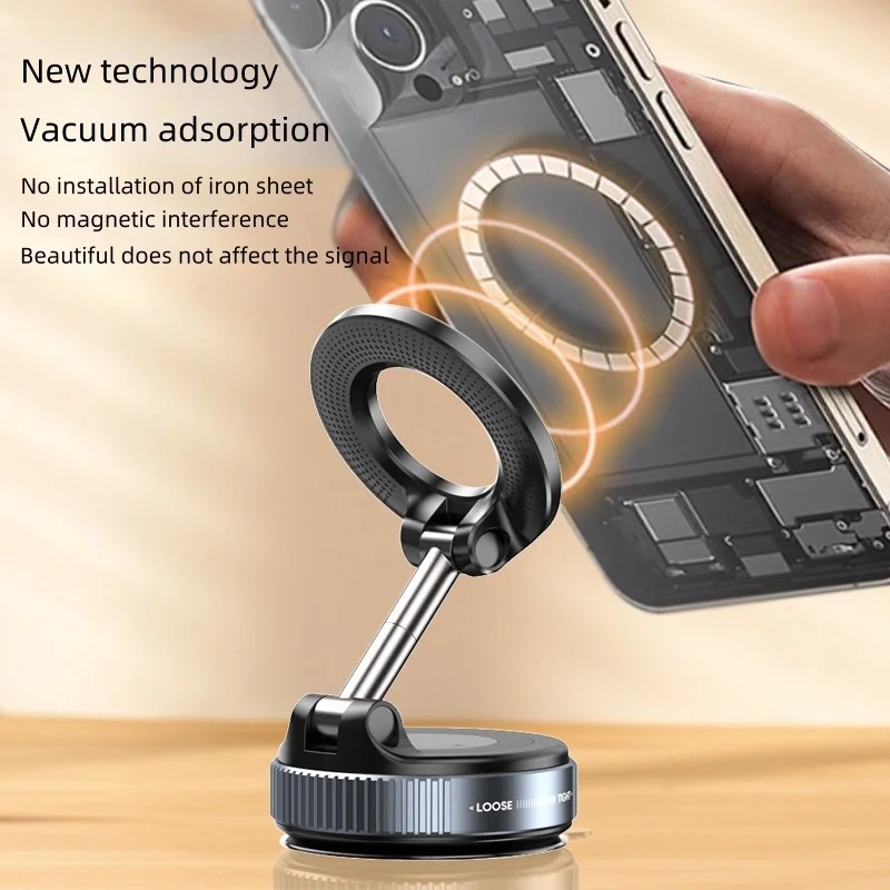 Universal 360 Rotation Vacuum Magnetic Phone Holders Rotating Suction Cup Adjustable Stand - Image 6
