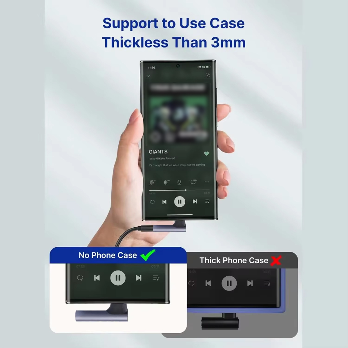 USB C to 3.5mm Adapter Headphone Jack Angled Type C Aux Female Car Audio Earphone Adaptor for iPhone 17 16 15 series Samsung HUAWEI - Image 2