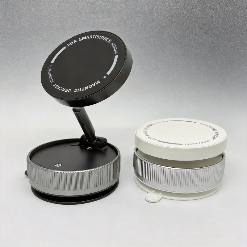 360 Adjustable Vacuum Magnetic Phone Holders Suction Cup Stand For Car Desk Universal - Image 8