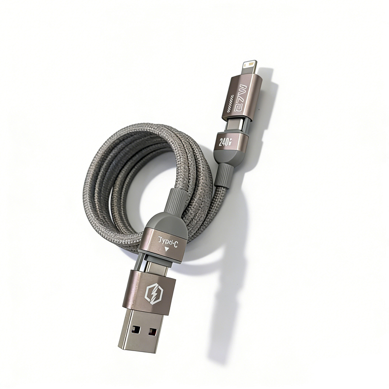 4 in 1 PD 240W Magnetic Suction Anti Winding USB C To C Fast Charging Cable - Image 3