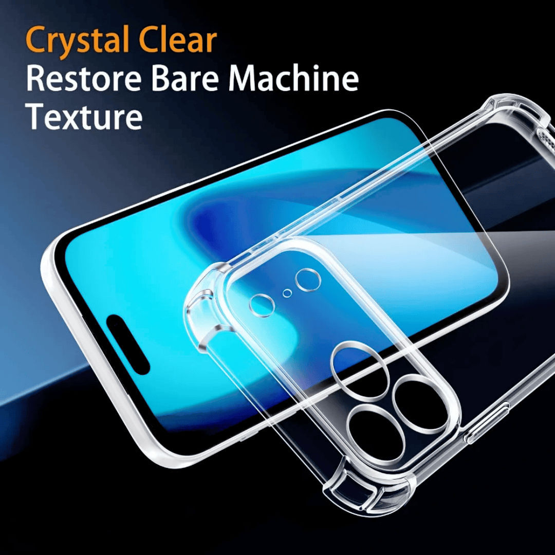 Shockproof Clear for iPhone 17 Promax Case Minimalist Airbag Cushion Soft TPU Transparent iPhone 17 Pro MAX Back Phone Casing - Image 2