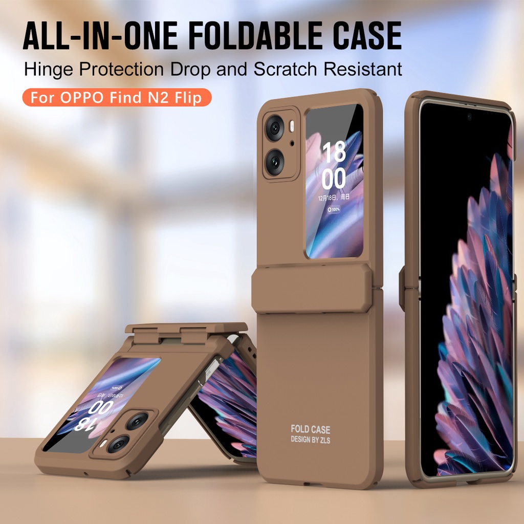 Plain Simple Casing for OPPO Find N3 Flip N2 Flip Anti-Scratch Classic N3Flip N2Flip 360 Full Protection Phone Case