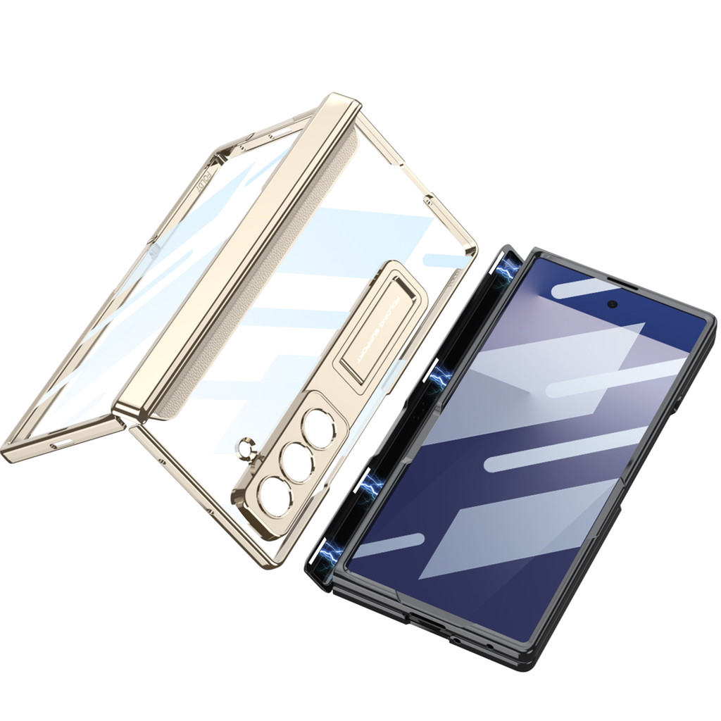 Luxury Magnetic for Samsung Galaxy Z Fold 7 Case Creative Design Z Fold7 With Bracket Phone Casing - Image 3