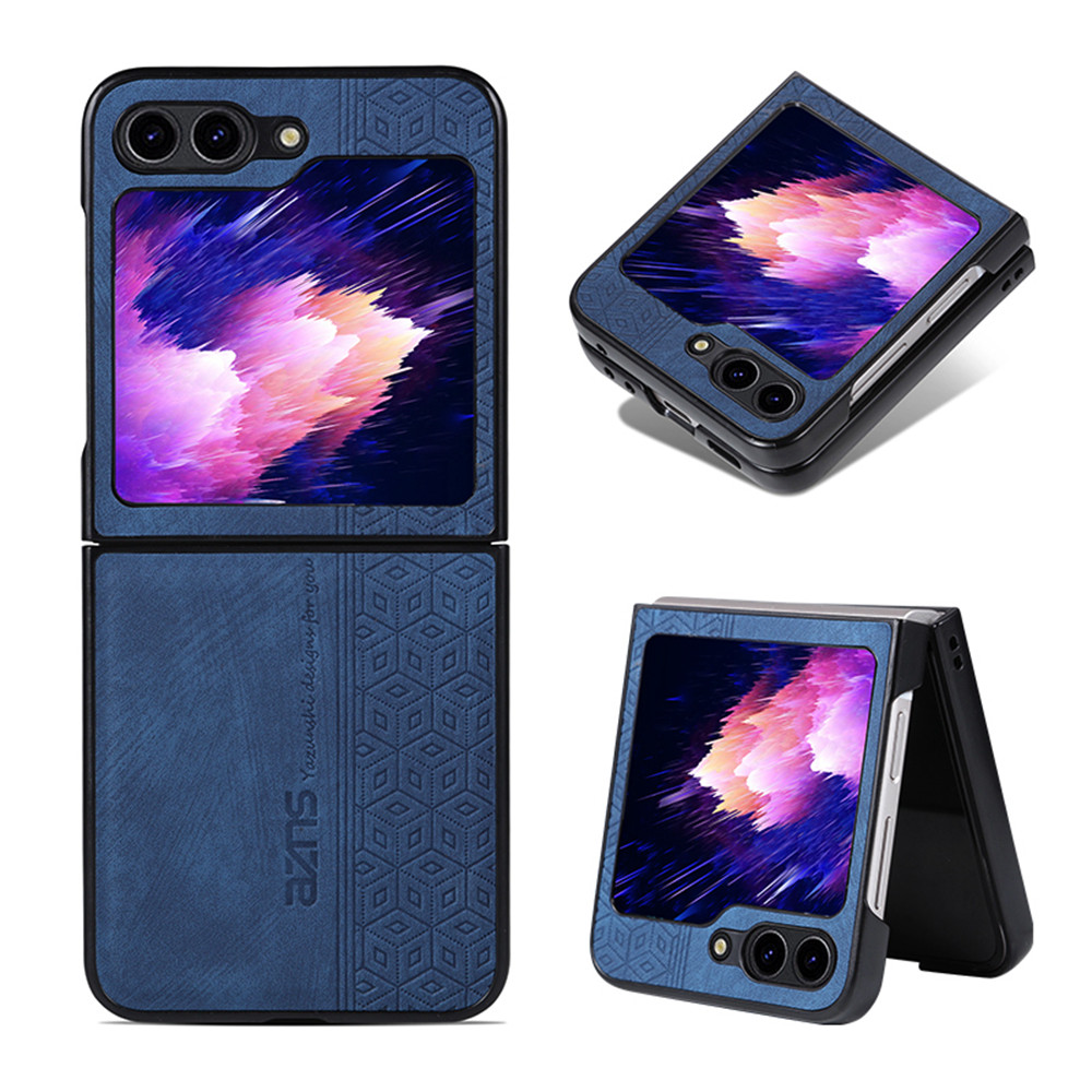 Anti-Scratch Aesthetic Luxury Durable Simple Casing Zflip7 Flip4 Flip5 Flip6 Leather Classic for Samsung Galaxy Z Flip 7FE 7 5 4 3 Back Phone Case - Image 2