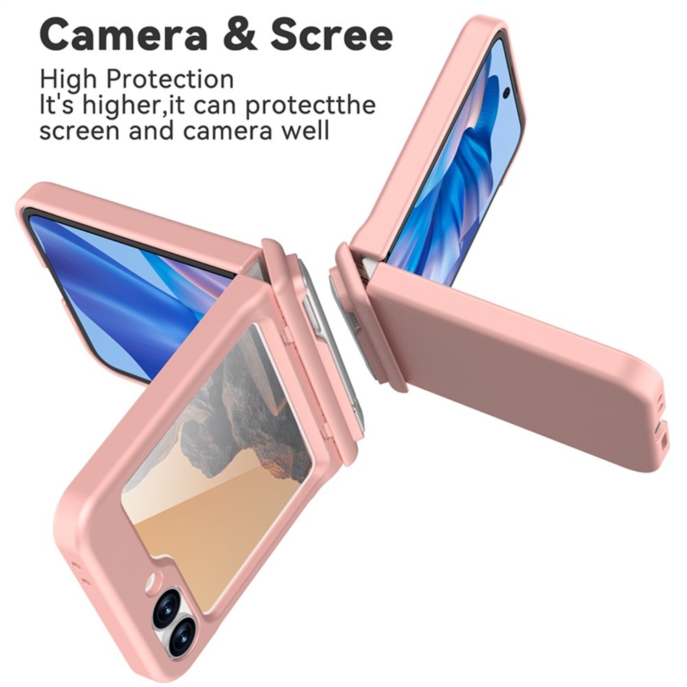 Bumper Pink Casing for Samsung Galaxy Z Flip 7FE 6 Art Design Classic Z Flip6 Flip Z 6 With Bracket Phone Case - Image 2