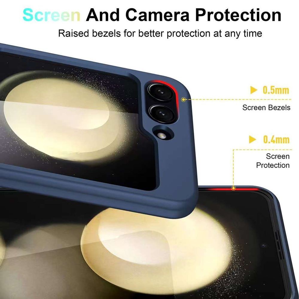 Simple Casing Wrist Strap for Samsung Galaxy Z Flip7FE Flip6 Flip5 Z Flip 4 Z Flip6 Foldable Business Soft Silicone Classic Z Flip 5 Z Flip4 Z Flip3 Premium Phone Case - Image 2