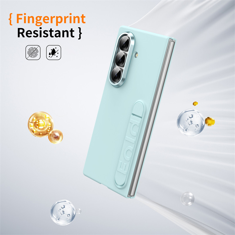 Anti-fingerprint for Samsung Galaxy Z Fold7 Fold6 Z Fold5 Fold4 Fold3 Case Unique Design Classic Z Fold 7 6 5 With Bracket Phone Casing - Image 2