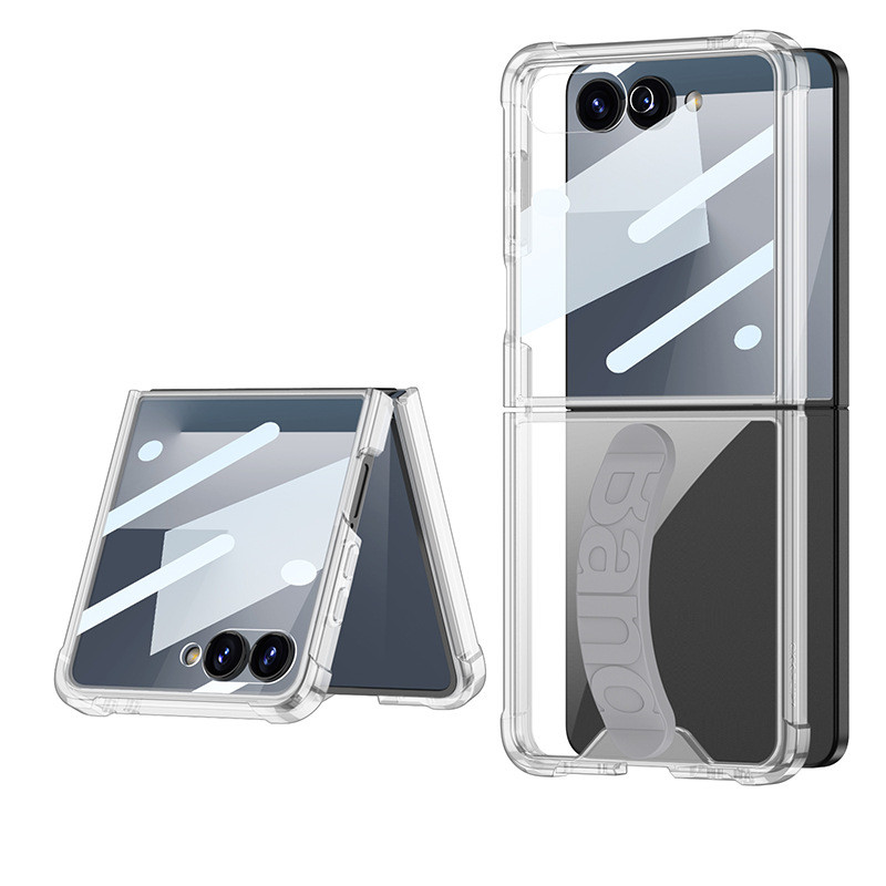 Clear Slim for Samsung Galaxy Z Flip 7 Case Ins Plain Soft Silicone Transparent Z Flip7 Holder Phone Casing - Image 2