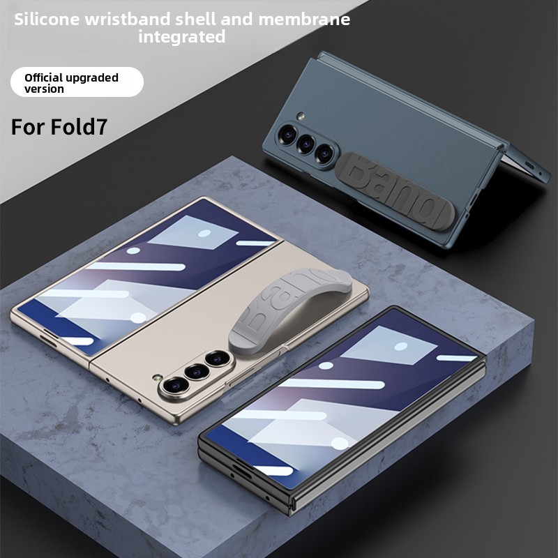 Simple Glossy for Samsung Galaxy Z Fold6 Fold7 Case Business Rugged Soft Silicone Classic Z Fold 6 Zfold 7 Holder Phone Casing - Image 2