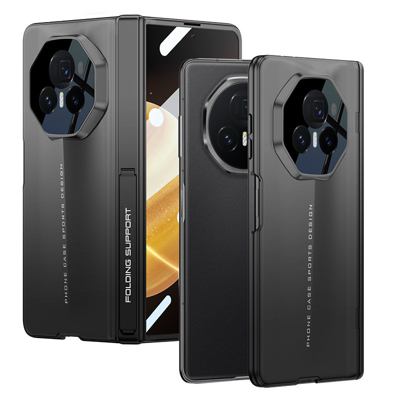 Bumper Frosted Ultra Thin Simple Casing with Stand for Honor Magic V3 Vs3 Business Hard PC Classic V2 Premium Phone Case - Image 2