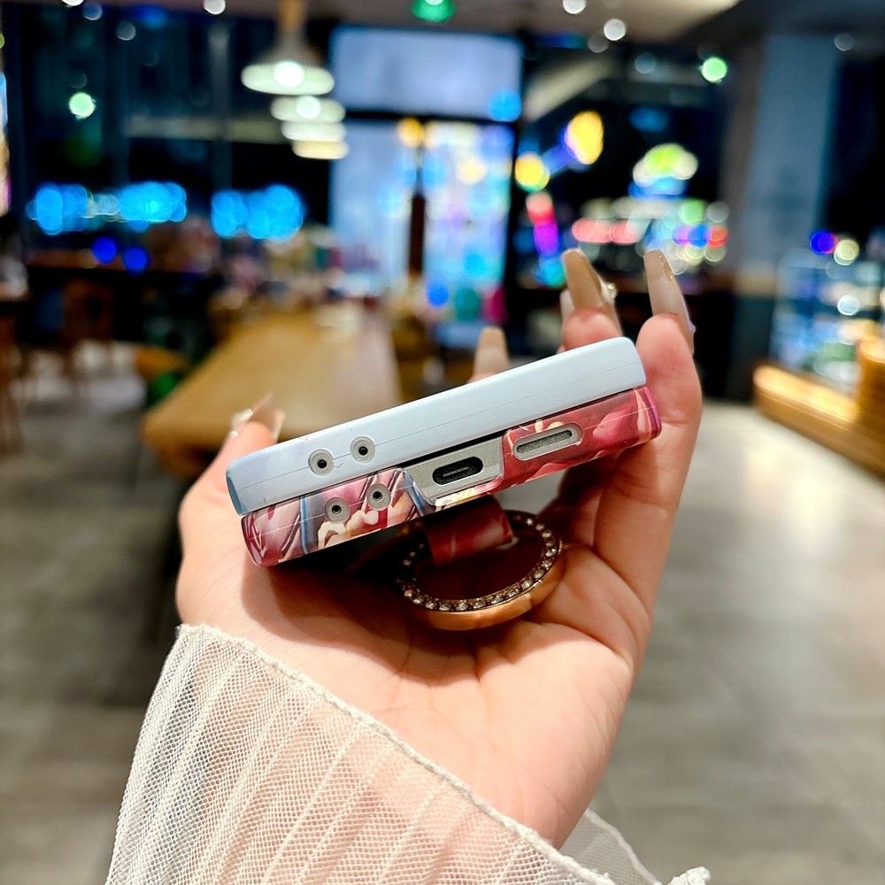 Retro Vintage Anti-DROP for Samsung Galaxy Z Flip 7 6 5 4 7FE Case Durable Classic Zflip7 7FE Flip6 Flip5 With Ring Holder Phone Casing