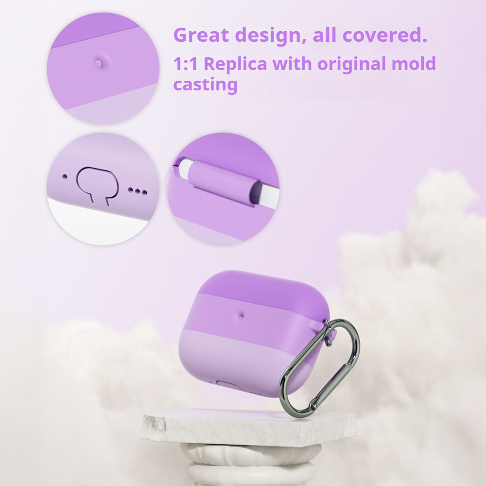 Shockproof Korea Anti Scratch Simple Case for AirPods Pro3 Silicone Protective Earphone Casing AirPods Pro3 Cover - Image 3