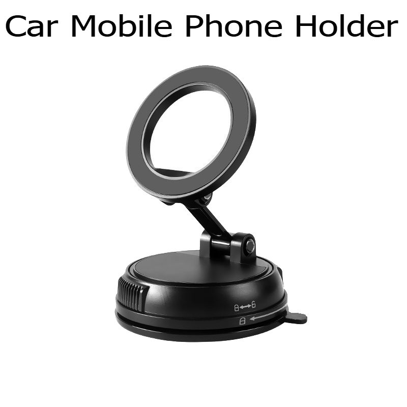 360° Rotatable Suction Cup Magnetic Universal Car Dashboard Phone Holder Mount for IPhone - Image 2