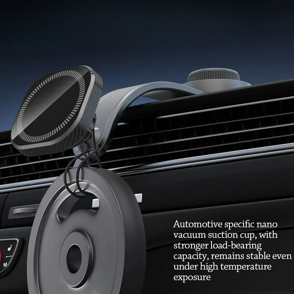 Adjustable Vacuum Suction Cup Phone Holder Double Sided Magnetic Mount for Car Navigation Rotation - Image 6